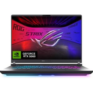 ASUS ROG Strix G16 (2025) G614PH NEW 9Gen AMD Ryzen™ 9 8940HX 16-Cores w/ Nvidia RTX 5050 8GB DDR7 & 16" IPS 165Hz Display & 32GB DDR5 - Eclipse Gray