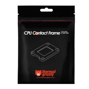 Thermal Grizzly - CPU Contact Frame Intel 13th & 14th Generation - for Optimized CPU Contact Pressure to Improve The Cooling Performance - Easy Install - by der8auer