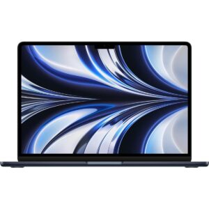 Apple NEW MacBook AIR 13 (2022) Apple M2 (256GB/8GB) 8‑Core CPU & 8‑Core GPU Retina True Tone ((Certified Pre-Owned)) - Midnight