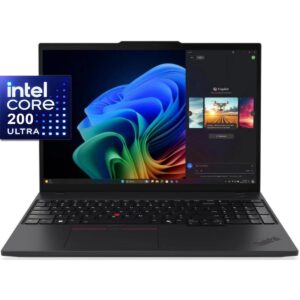 Lenovo ThinkPad T16 Gen 4 (2026) Intel® Ultra 7 Gen II 258V 8-Core Extreme Battery Life Enterprise Class Laptop w/ DDR5X 8533Mhz Memory - Black
