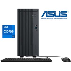 ASUS ExpertCenter P500 Mini Tower Exceptional Value & Performance For Businesses 13GEN Intel Core i7 10-Cores w/ Wireless & Bluetooth - Black
