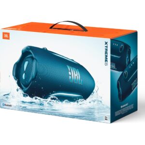 JBL Xtreme 5 - Portable Bluetooth Speaker, Up to 130W of Audio Power, IP68 Waterproof, 28 Hours of Playtime, Playtime Boost and Quick Charge - Blue