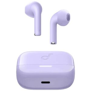 Anker Soundcore K20i, Semi-in-Ear Earbuds, Bluetooth Wireless, 36H Playtime, Fast Charge, Clear Sound, Comfortable Fit, ENC 2-Mic Clear Calls, Custom EQ, IPX5, Bluetooth 5.3, App Control - Purple