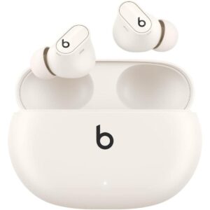 Beats Studio Buds + | True Wireless Noise Cancelling Earbuds, Enhanced Apple & Android Compatibility, Built-in Microphone, Sweat Resistant Bluetooth Headphones, Spatial Audio - Ivory