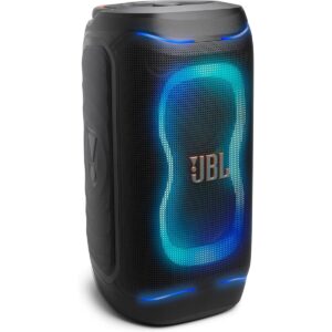 JBL PartyBox 130 - Portable Party Speaker with JBL Legendary Sound, AI Sound Boost, a Dynamic lightshow, Up to 15 Hours of Playtime, and a Foldable Ergonomic Handle (Black)