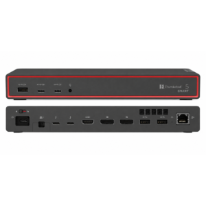 Lenovo ThinkPad Thunderbolt 5 Smart Dock 7500, 120Gbps Data Transfer, 180W Power Delivery, Multiple Display Support, 2.5Gbps Ethernet, Black