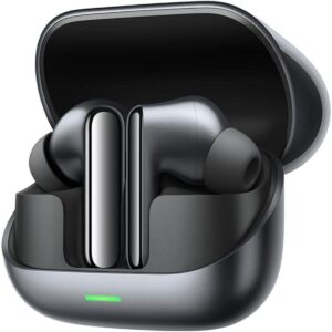 HONOR Earbuds 4 with AI Translation, 50dB Adaptive ANC, 46H Battery Life, Dual Drivers(11mm+6mm), 3-Mic AI Call Noise Reduction, IP54 Water Resistant, Black