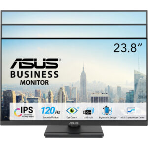 ASUS VA249QGS Business 24” IPS FUll HD 120Hz, 1ms, race Free, SPLENDID, GamePlus, QuickFit, Motion Sync w/ HDMI, DisplayPort & VGA , USB Hub & Speakers & Adjustable Stand