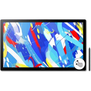 Wacom Cintiq 24 Touch Graphic Tablet, 23.8" Display, 1920x1080 Resolution, ExpressKeys, Tilt Support, Anti-Glare Screen, Tablet, USB-C Connectivity, Ergonomic Stand | DTH246K0B