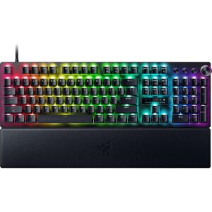 Razer Huntsman V3 Pro 8KHz Esports Gaming Keyboard: Analog Optical Switches Gen 2-8000 Hz Polling Snap Tap - Rapid Trigger - Adjustable Actuation - Media Controls - PBT Keycaps - Black