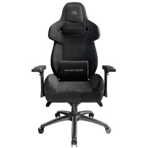 Proove Gaming Hunter Gaming Chair Black – Metal Frame, 4D Armrests, Class 4 Gas Lift