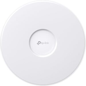 Omada EAP770 WiFi 7 BE11000 Tri-Band Wireless Access Point | 2.5G Port, PoE+ or DC Powered, Adapter Included, 5yr Warranty, Captive Portal, Mesh, WPA3 Roaming, Business WiFi Experience