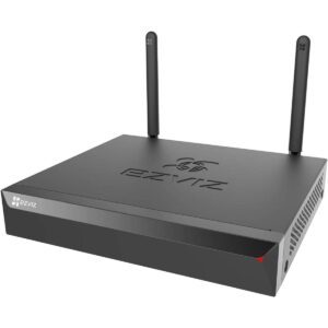 Ezviz X5S Network Video Recorder, 8x 3K Wireless/Wired IPC Access Capability, 2 Antenna, 100m Wireless Range, 2.4G Radio Frequency, Built-In SATA Port, 2x USB2.0 Interface, Black