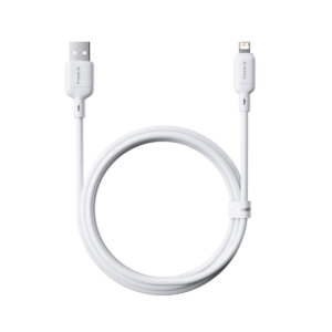 Baseus Silky Series USB-A to Lightning Fast Charging Cable 2.4A 1m – White