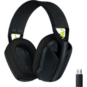 Logitech G435 LIGHTSPEED Wireless Gaming Headset - Black and Neon Yellow