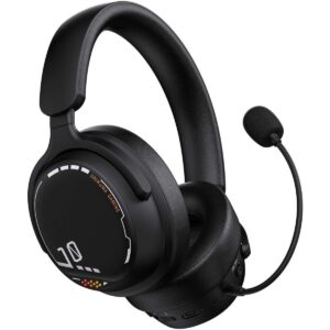 ONIKUMA GT886 Wireless Gaming Headset, Gamer Casque Gamer 3-Mode 2.4G Blue Tooth Headphone for PC PS5 Switch Office - Black