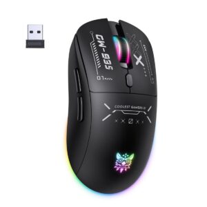 ONIKUMA CW935 Wireless Mouse 2.4G Gaming Mouse 4K Hz Polling Rate Premium Gaming Mouse - Black