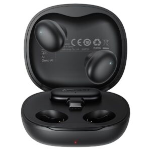 ACEFAST R5 Dual Wireless Lavalier Microphones 48 kHz/24-bit with 3-Mode Noise Reduction – Black
