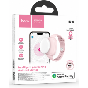 HOCO E91E Smart Tracker Bracelet with Apple Find My - Powder