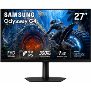 Samsung Odyssey G4 G40H 27-inch FHD 300Hz Fast IPS Gaming Monitor Black