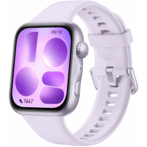 HUAWEI WATCH FIT 5 Smartwatch with Purple Fluoroelastomer Strap - Purple + Free Gift