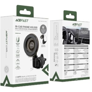 ACEFAST D68 Magnetic Car Phone Holder for Air Vent – Black