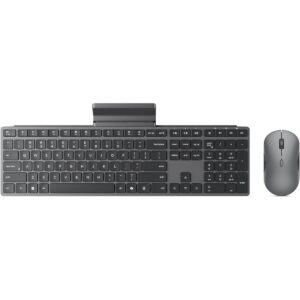 Lenovo ProfeLenovo 700 Modern Multi-Device Wireless Keyboard & Mouse Combo Arabic / English Layout – Luna Grey