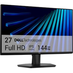 Dell SE2726H 27" IPS Full HD 144Hz Eye Comfort Technology, Anti-glare, Ultra-thin Bezels w/ 2x HDMI Video port , Black