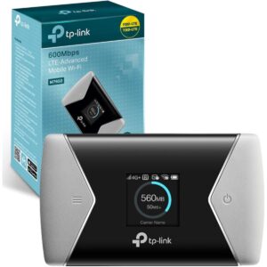 TP-Link M7650 Mobile WLAN Router 4G/LTE up to 600 Mbit/s , Cat11, 3000 mAh Battery, LCD Display, Unlocked SIM Cards