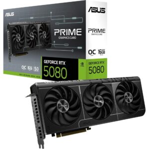 ASUS Prime GeForce RTX 5080 16GB GDDR7 OC Edition Gaming Graphics Card