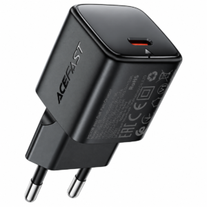 ACEFAST A118 30W GaN USB-C Fast Charger Set with P16 Cable EU Black