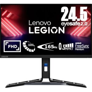 Lenovo Legion R25i-30 25" IPS Full HD 165Hz (180Hz Overclock) up to 0.5ms 99% sRGB 350cd/m² Eye Comfort AMD FreeSync w/ HDMI 2.1 & Display Port & Full Adjustable Stand & Speakers