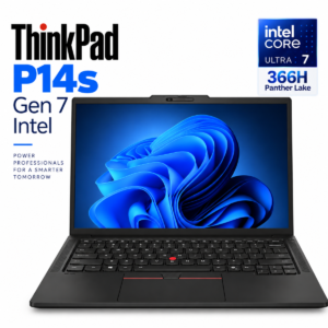 Lenovo ThinkPad P14s Gen 7 (2026) AI-Ready Workstations Intel® Ultra 7 Gen III 366H 16-Core High-Performance Processor w/ NEW LPCAMM2 Memory - Black